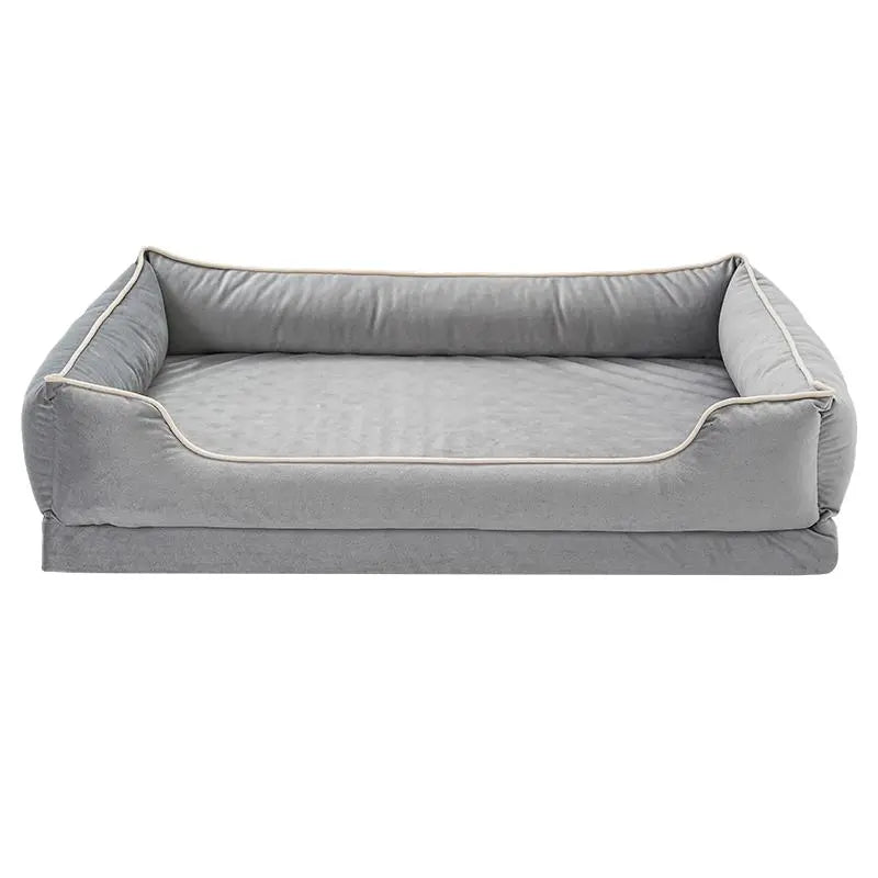 FAIRYPET Premium Soothing Sofa Pet Bed for Dogs and Cats | Removable, Machine-Washable Design | Soft, Durable Dutch Fleece with Non-Slip Base for Small and Medium Pets