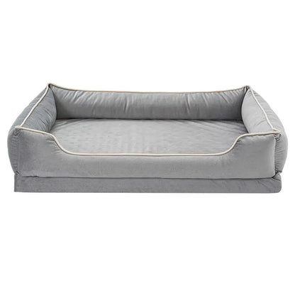 FAIRYPET Premium Soothing Sofa Pet Bed for Dogs and Cats | Removable, Machine-Washable Design | Soft, Durable Dutch Fleece with Non-Slip Base for Small and Medium Pets